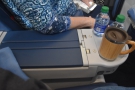 Finally, there's one more USB outlet in the wide central armrest between the seats.