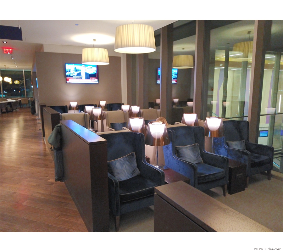 ... and a third, British Airways definitely putting the 'lounge' into lounge.