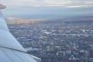 The State House is at the bottom of the picture as we fly south of Boston Common.