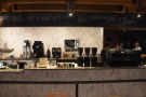You order at the till, with the rest of the counter, off to the right, occupied by coffee gear.