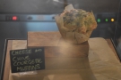 ... and this solitary cheese and chive courgette muffin.