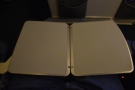 ... so that it reaches the other armrest. Sadly, the hinges were old, so it sagged...