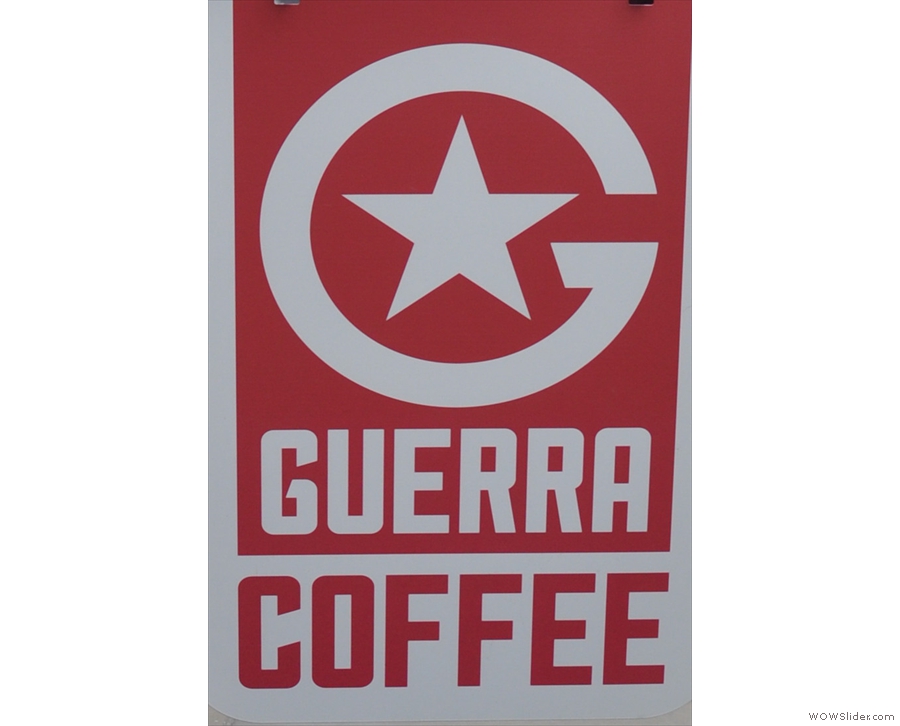 Guerra Coffee, Guildford's first (and so far only) pop-up cafe