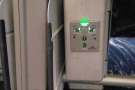... and a full, multi-national power outlet beneath the seat. Awesome!