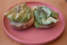 I also had the avocado toast for breakfast.