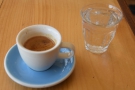 ... an espresso, both made with the house coffee, a Honduran single-origin.