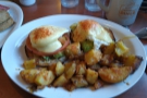 Brunch time! I had the Californian Benedict (an avocado-based Eggs Benedict)...