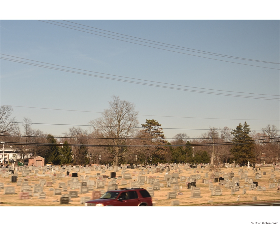 ... as well as the odd cemetery. It was entirely a coincidence that we got hungry...