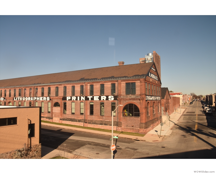 There's also a good deal of Baltimore's industrial heritage. This, meanwhile, is part of...