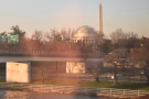 We also went past the Thomas Jefferson Memorial (with Washington in the background)...