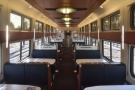 ... dining car. On previous trips this had been bustling with activity. On this trip: empty.