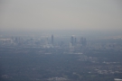 I think those are the highrises of Downtown and Midtown Atlanta...