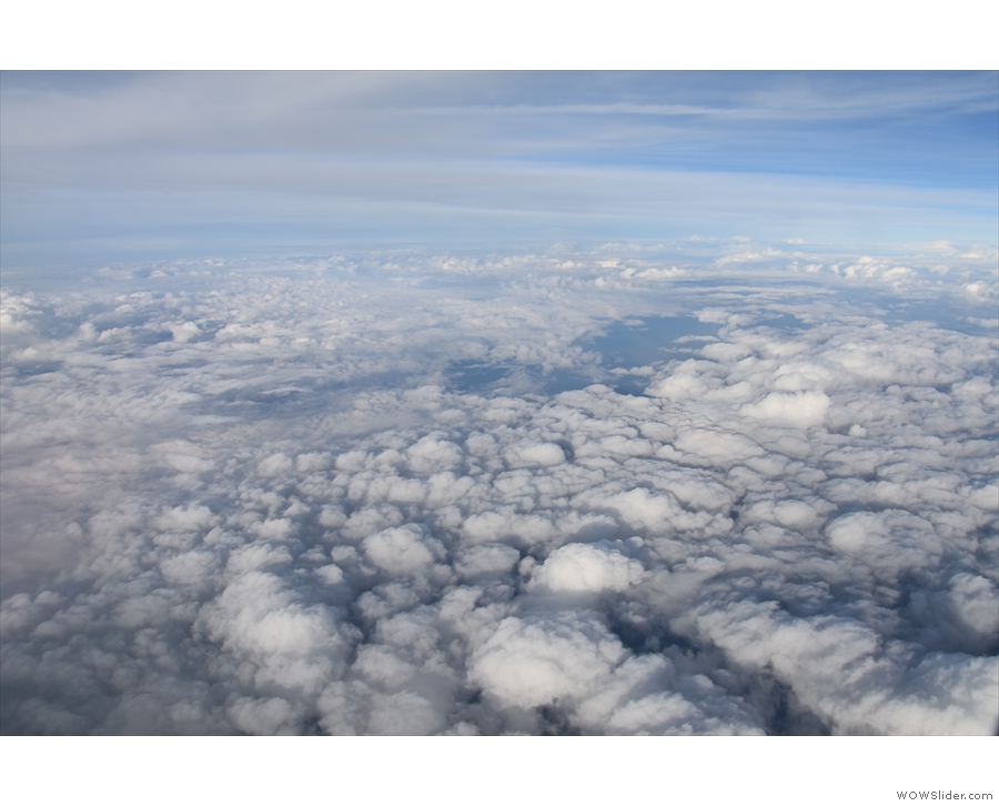 ... of clouds. I live in a very privileged generation, where flying above the clouds...
