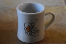 The other essential item is a mug. A standard UK mug, or a US diner mug like this will do.