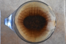 If you've got it right, you should have a nice, flat bed of coffee at the bottom of the filter!