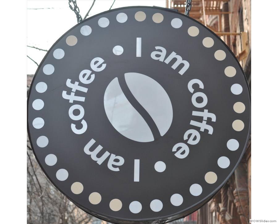 I Am Coffee, New York City, is taller than it is long or wide!