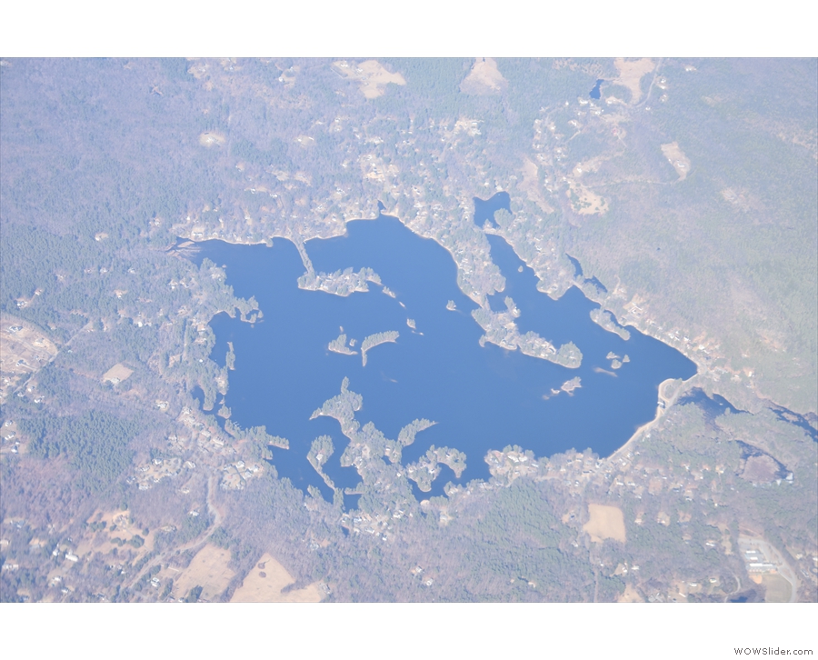 This is Hickory Hills Lake, which is near the (small) town of Lunenburg.