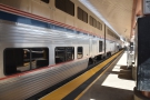 This is my train, the Coast Starlight, bound for Seattle, which is heading in the other...