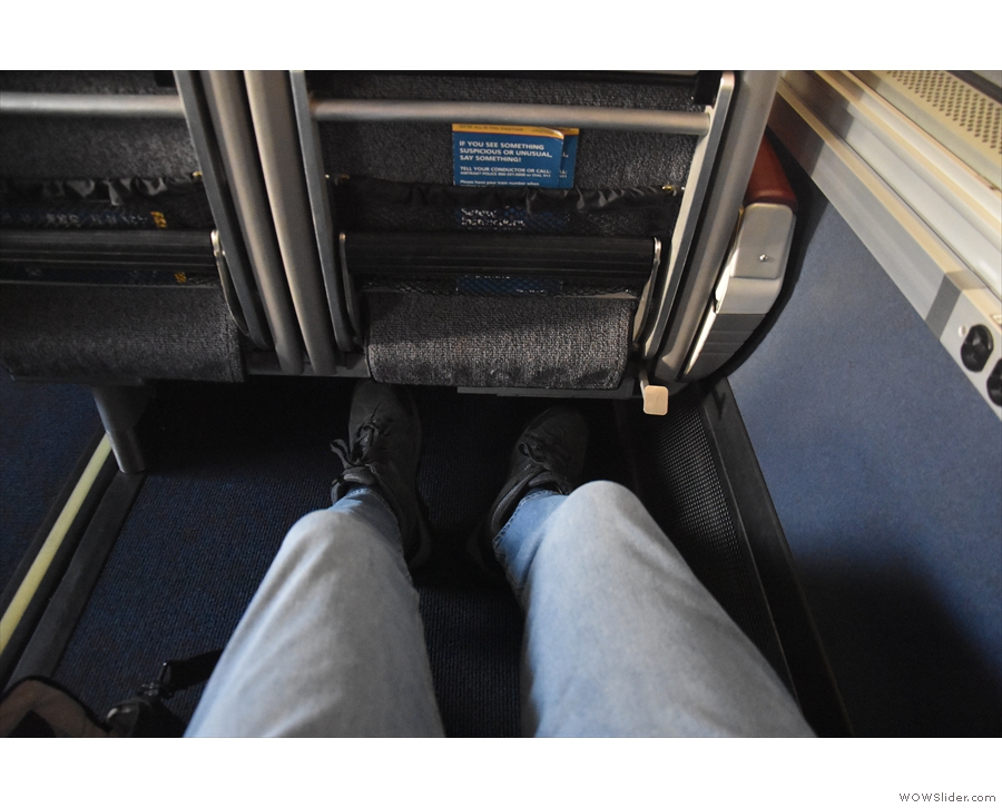 Once again, there's so much legroom.