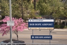 Our first stop is the Bob Hope Airport...