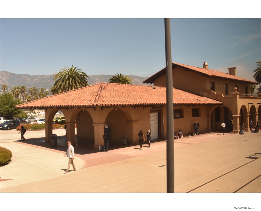 And here we are: Santa Barbara station.