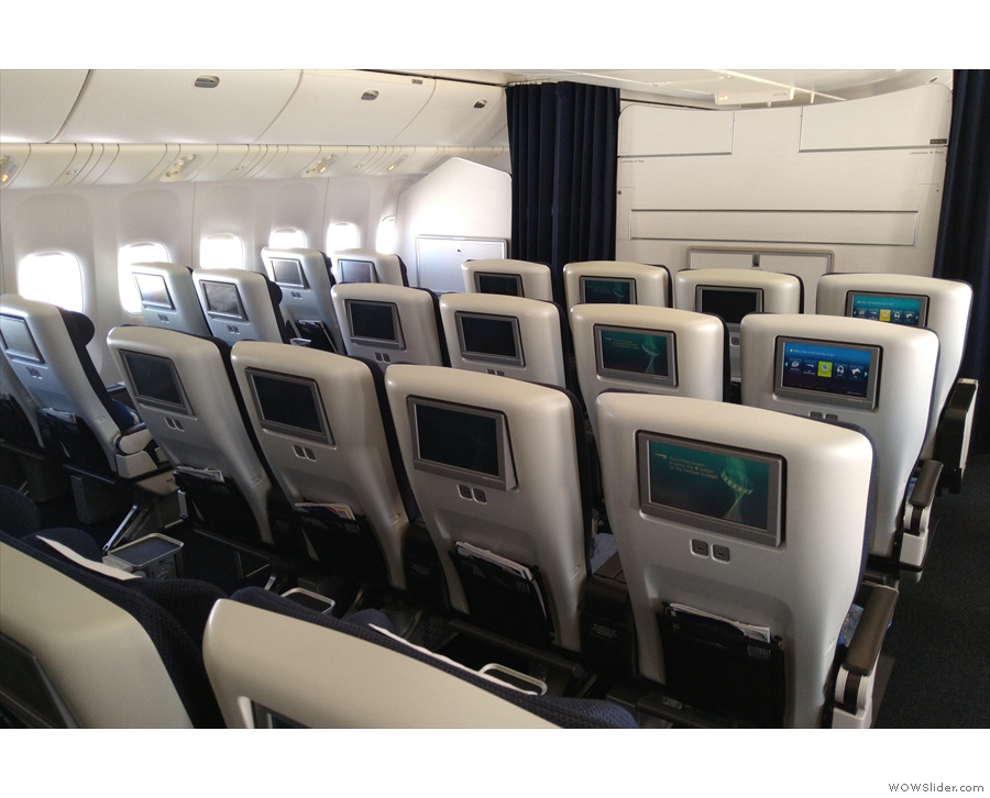 This is a more modern fit out than the 777-200 I flew on at the end of January.