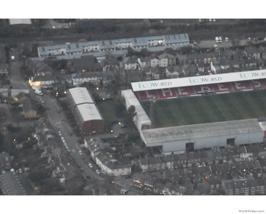... while closer to hand, here's Griffin Park, the home of Brentford Football Club.