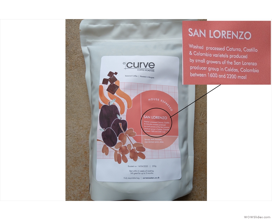 I started this one, the San Lorenzo, today. The packet has details of the producer on it.