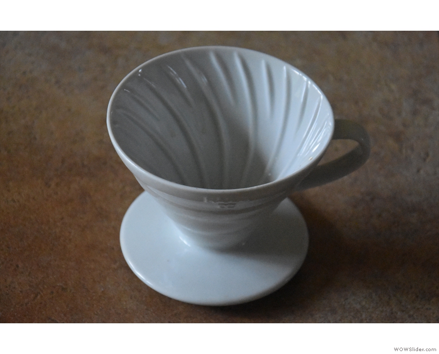 There are three basic types of pour-over filter. The first is conical, an example of which...