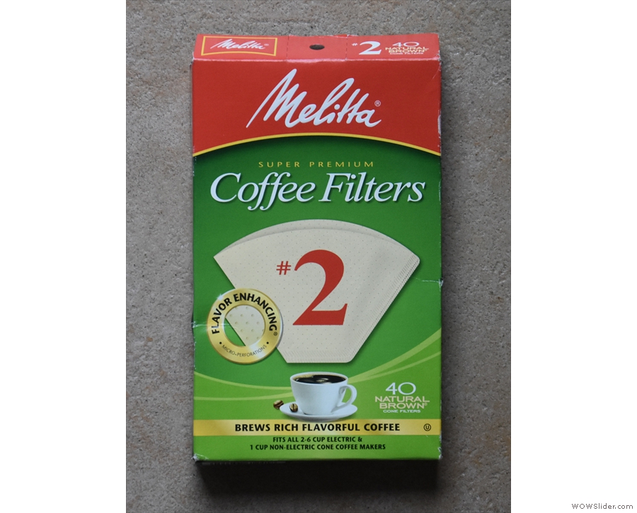 The ridge-bottomed filters all take the same papers. These are actually Melitta papers...