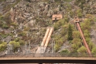 This is the Shoshone Hydroelectric Facility facility, 11 km east of Glenwood Springs.