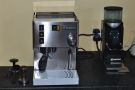 My first really decent home epresso set up: my Rancilio Silvia and Rocky Grinder.