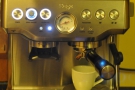 And this is one of the first shots I pulled on the Barista Express...