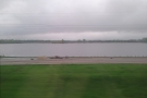 We're now travelling south alongside the Missouri River...