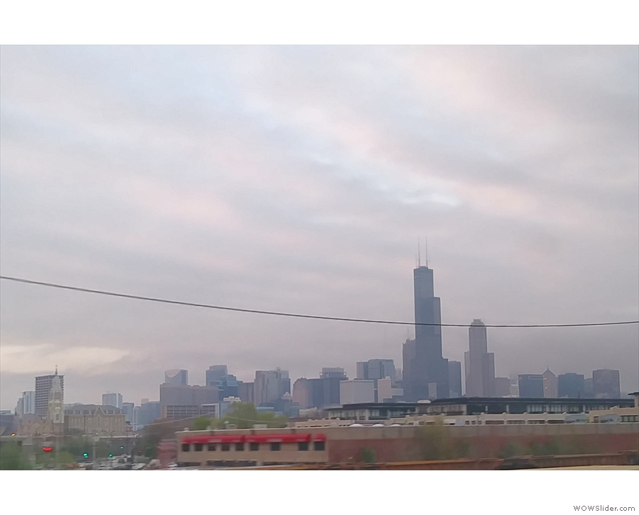 A wider view of the Chicago skyline. The Willis Tower really does dominate!