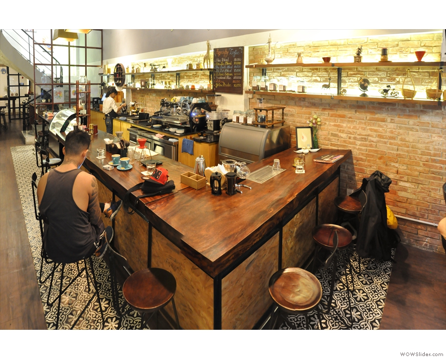 Ho Chi Minh City has some physically beautiful coffee shops, including Shin Coffee...
