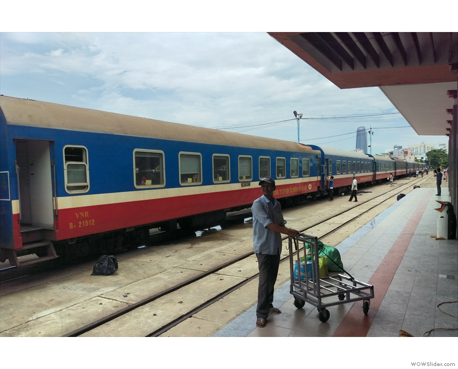 Finally, we reached Danang and time for me to leave the train.