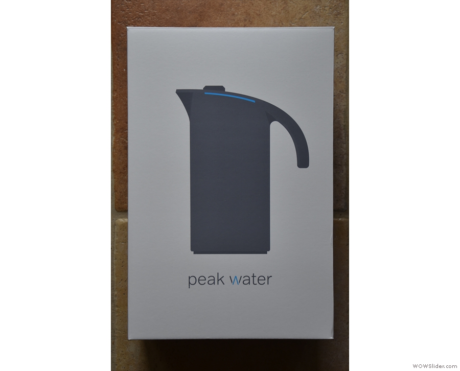 My Peak Water box arrived in mid-April...