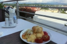 The following morning, I had breakfast on the roof-top terrace...
