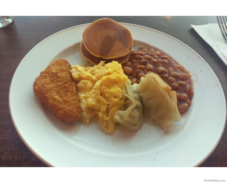 I started each day by making the most of the all-you-can-eat breakfast buffet at my hotel.