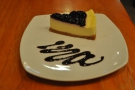 My meals were mostly western cuisine, even desserts, such as this cheesecake from N1.