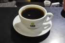 It can also pay for things like coffee, such as this one at 18 Grams, Times Square.