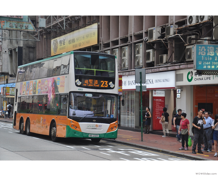 An alternative to the metro is the extensive bus network. Most are double-deckers...
