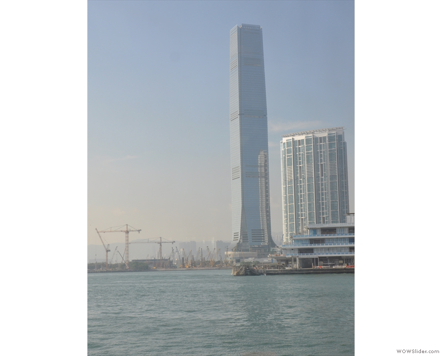 I was on my way here, to the International Commerce Centre, Hong Kong's...