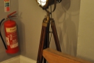 ... and a searchlight! Naturally. All the best rooms have one!