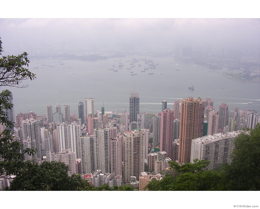 ... while this is the view over Sai Ying Pun and Sheung Wan.