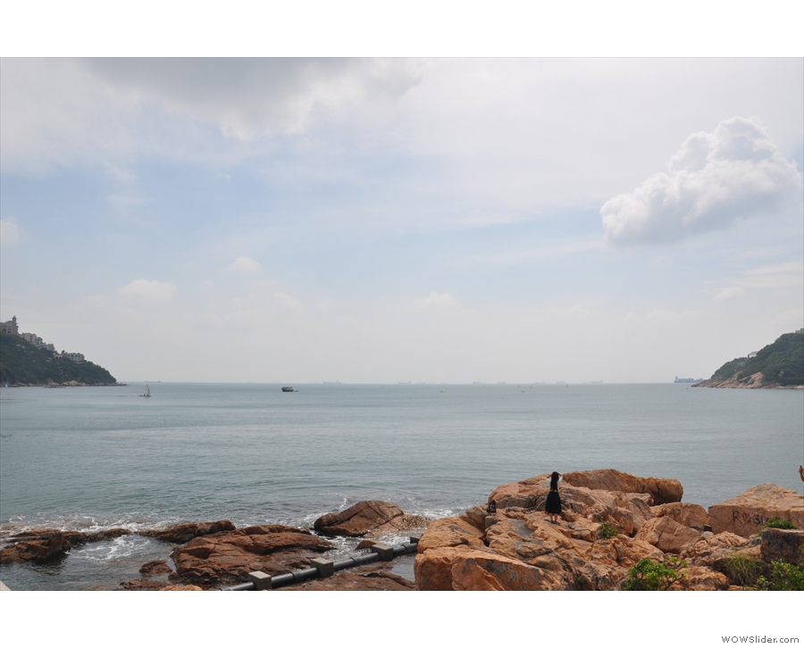 The narrow gap between Bluff Head and Chung Hom Kok (on the western side of Stanley).