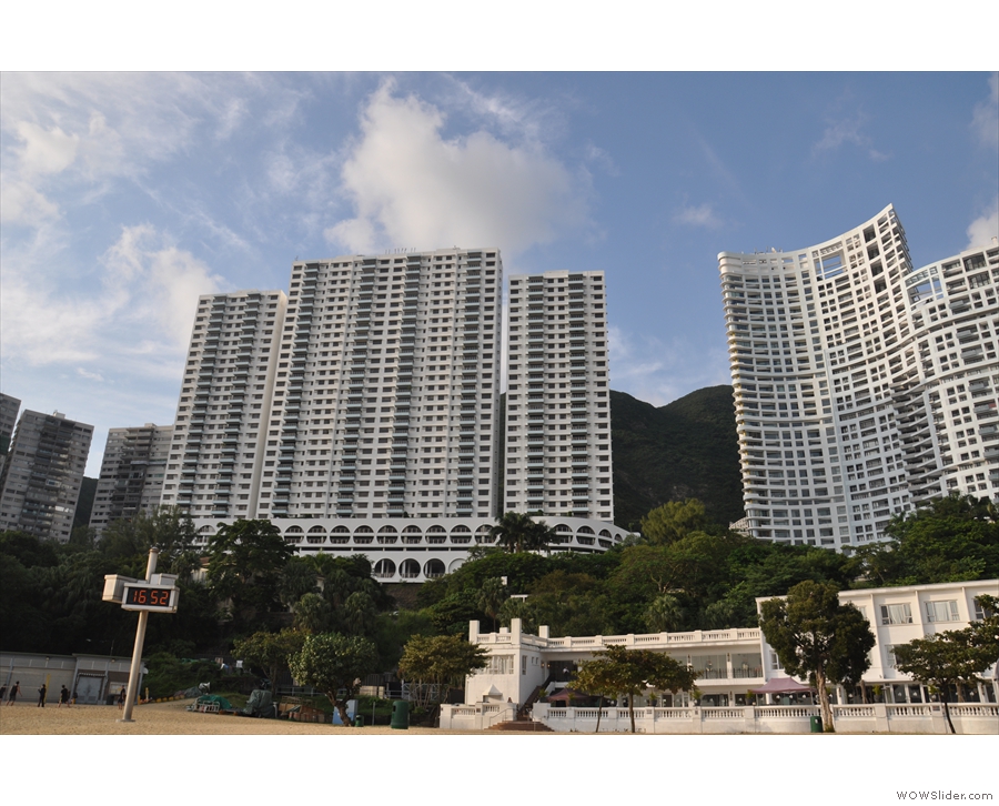 To the left, the Repulse Bay Apartments...