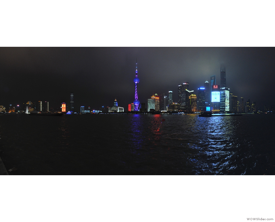 One evening during the week, I managed to take a walk along the Bund...