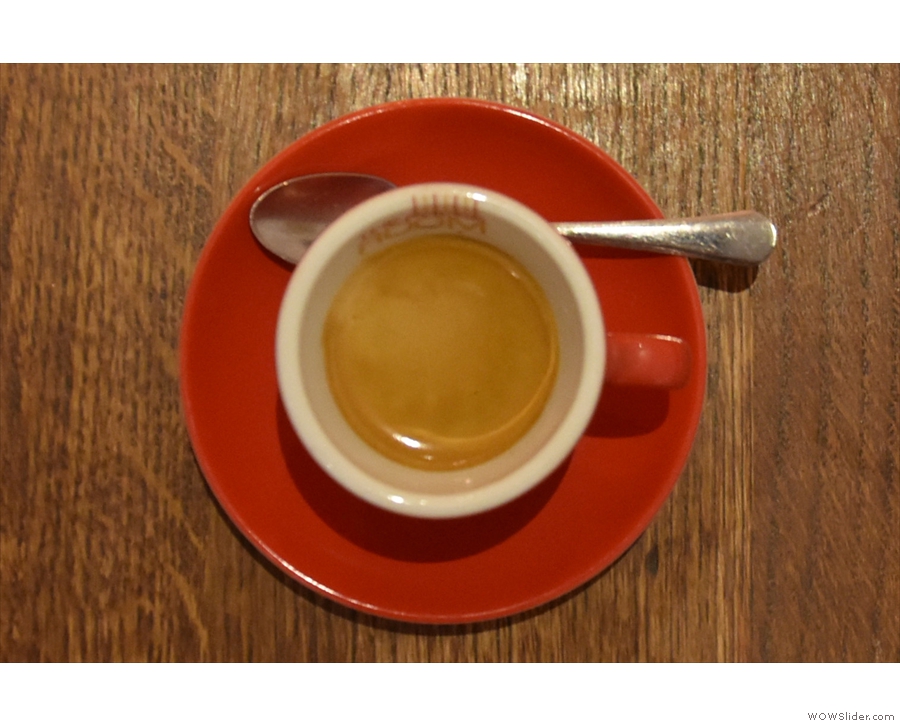 I will leave you with this shot of espresso and cup.
